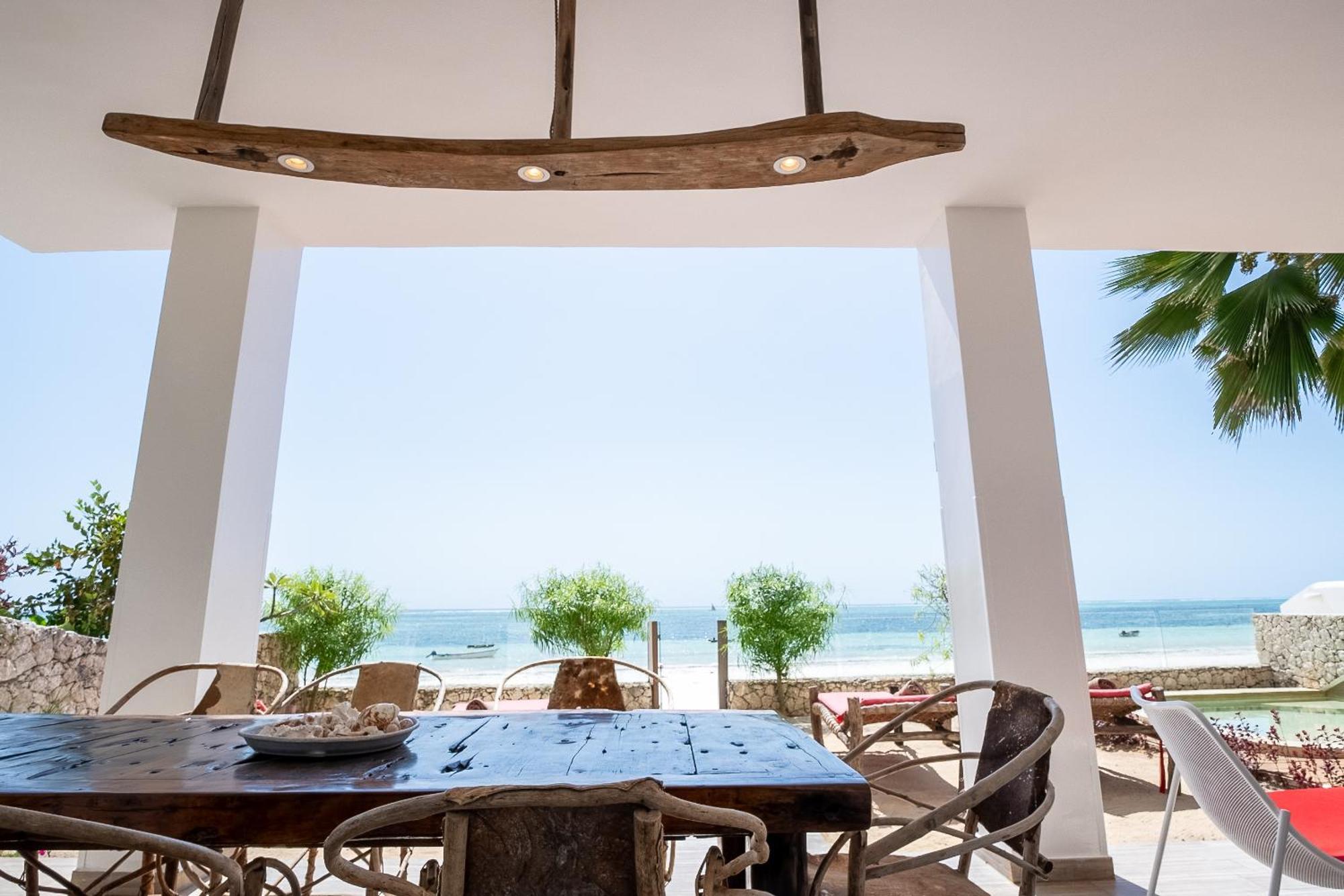 Ocean Blue Apartment With Panoramic Pool Zanzibarhouses Kiwengwa  Buitenkant foto