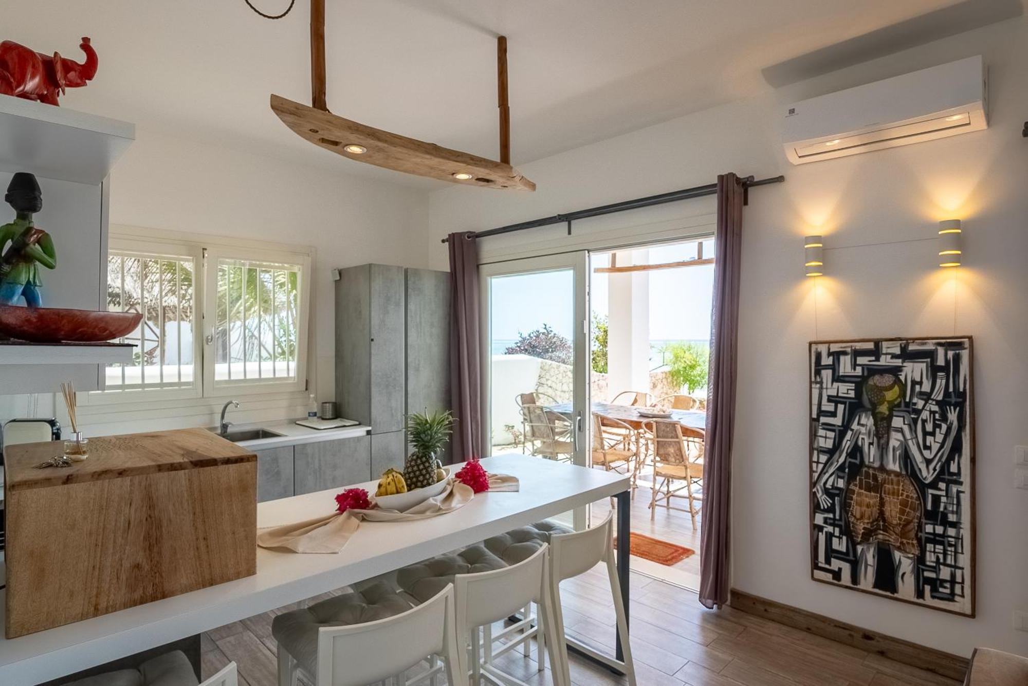 Ocean Blue Apartment With Panoramic Pool Zanzibarhouses Kiwengwa  Buitenkant foto