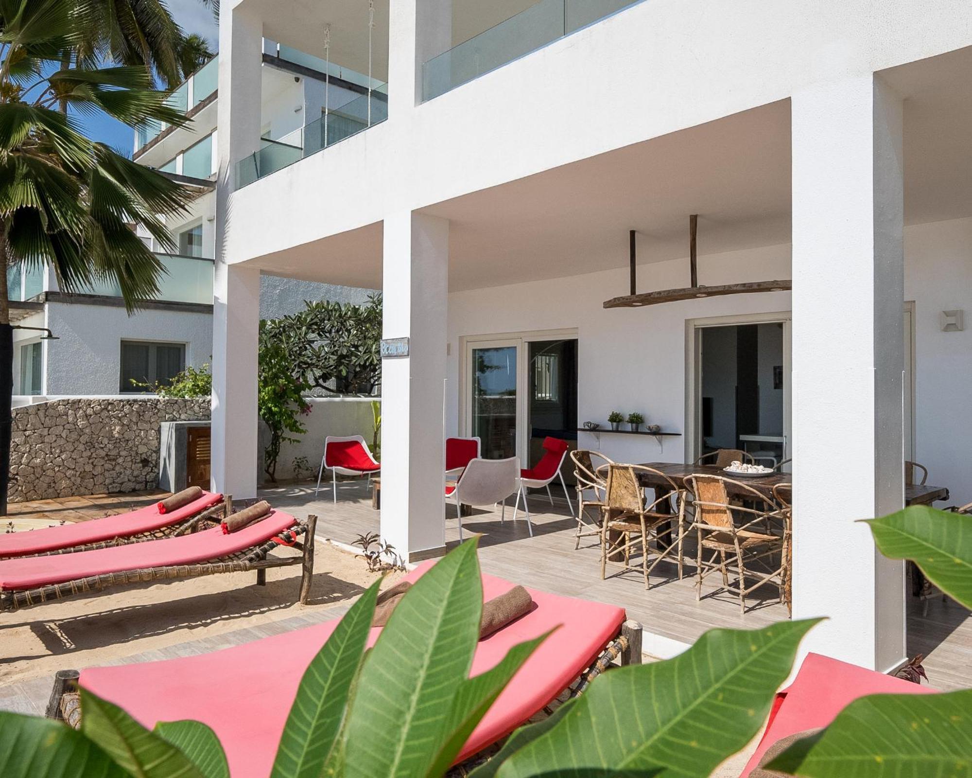 Ocean Blue Apartment With Panoramic Pool Zanzibarhouses Kiwengwa  Buitenkant foto