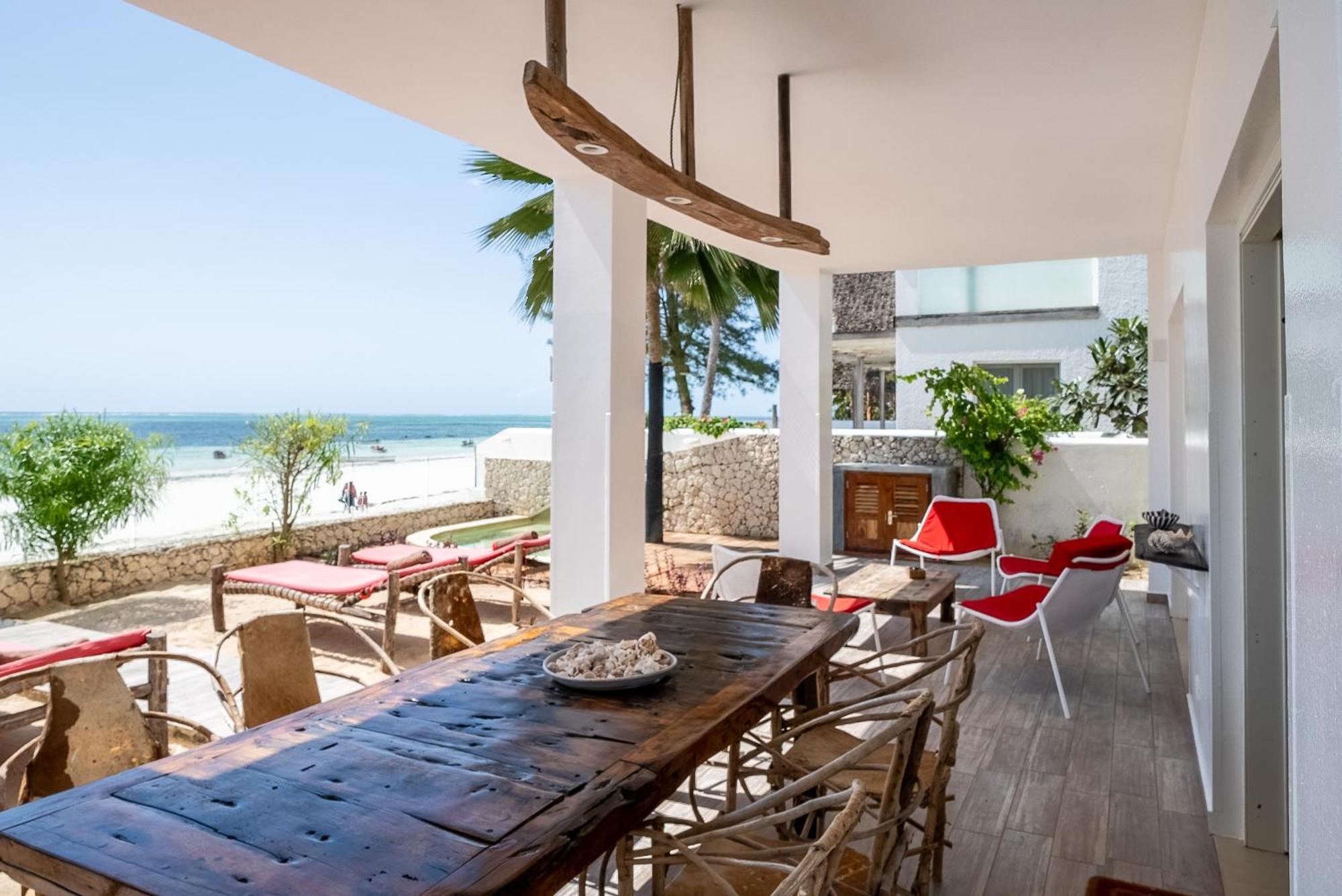 Ocean Blue Apartment With Panoramic Pool Zanzibarhouses Kiwengwa  Buitenkant foto