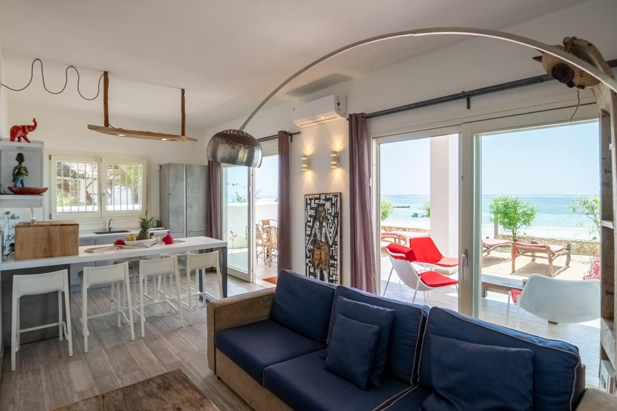 Ocean Blue Apartment With Panoramic Pool Zanzibarhouses Kiwengwa  Buitenkant foto
